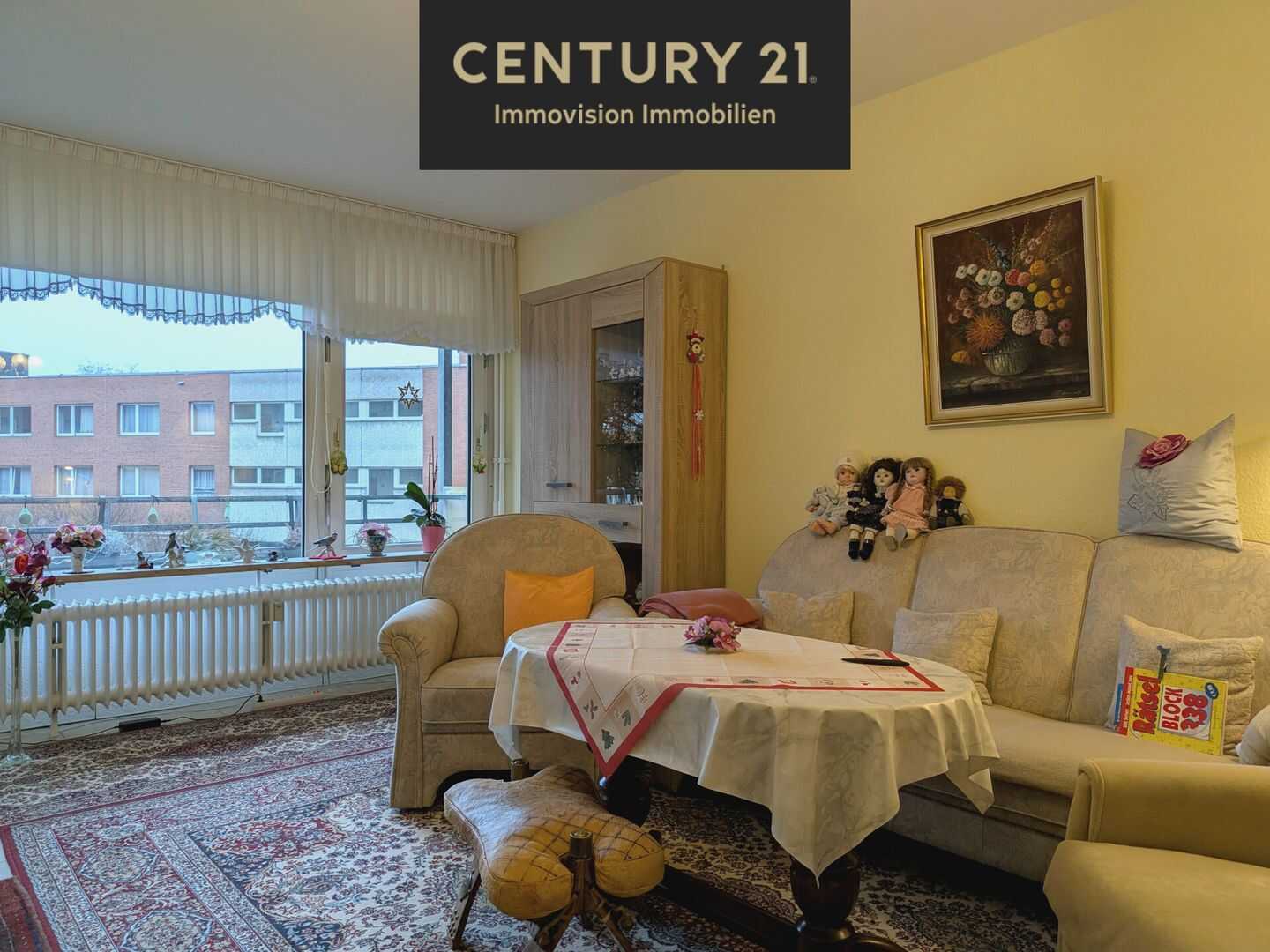 C21 Immovision: KÄUFERPROVISIONSFREI - Vermietete 1-Zimmer Wohnung mit Fahrstuhl in Linden Nord