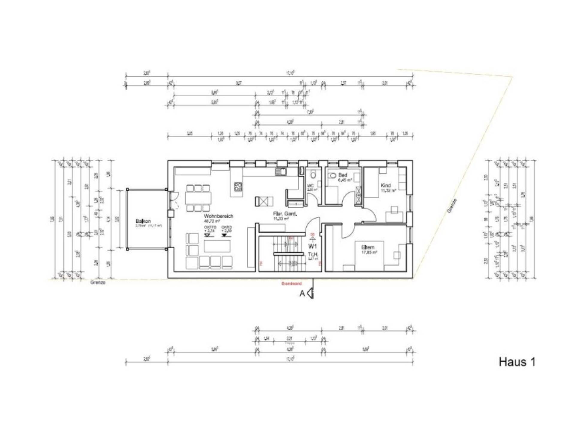 Erdgeschosswohnung in 76872 Erlenbach bei Kandel mit 54,95 m² kaufen