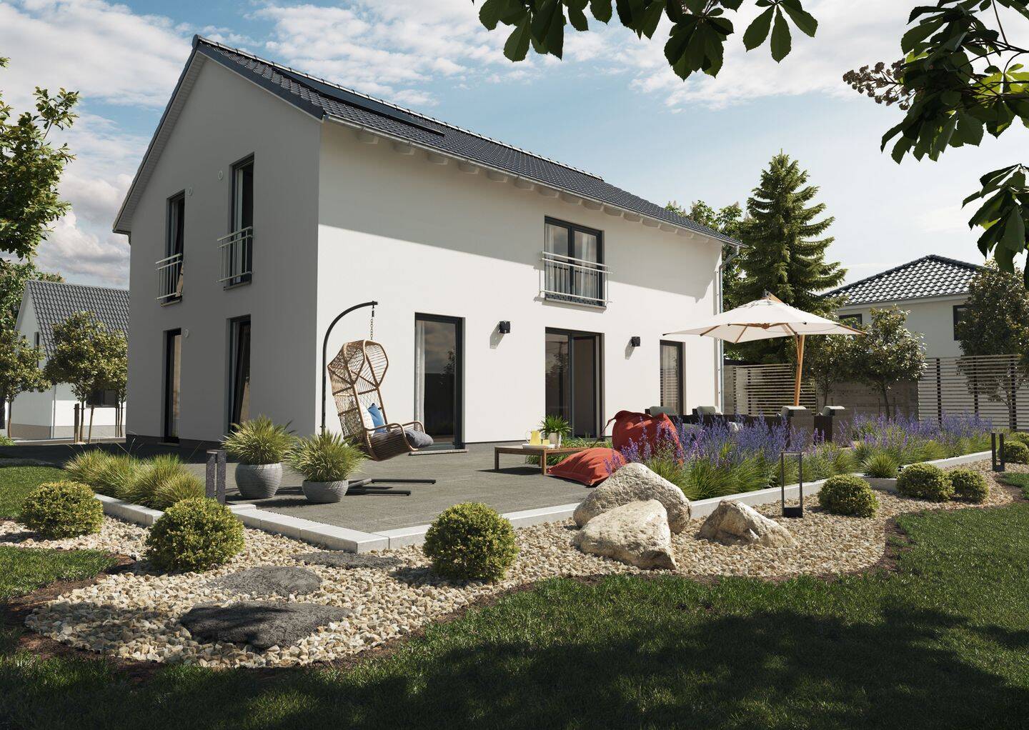 Landhaus modern, massiv gebaut, Preis inkl. Grundstück – Frauenberg – Bild 1 von 8