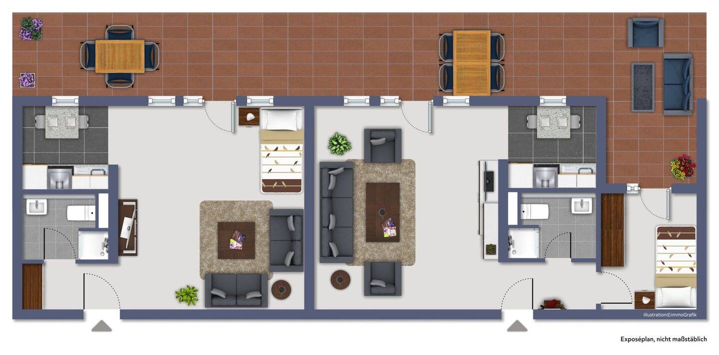 Attraktive & helle Erdgeschosswohnung in gefragter Wohnlage - St. Arnual - mit Garage, Terrasse & Garten – Saarbrücken – Vorschaubild 6
