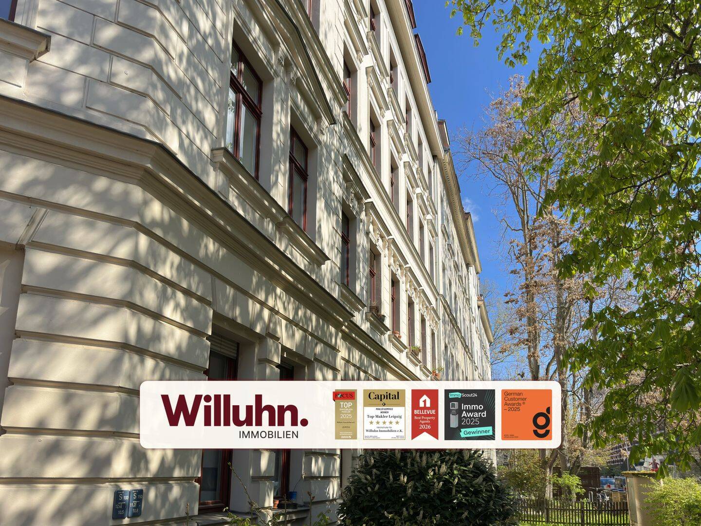 RESERVIERT: Bezugsfrei nahe Karl-Heine-Kanal: exklusive Altbauwohnung mit Sauna und Balkon