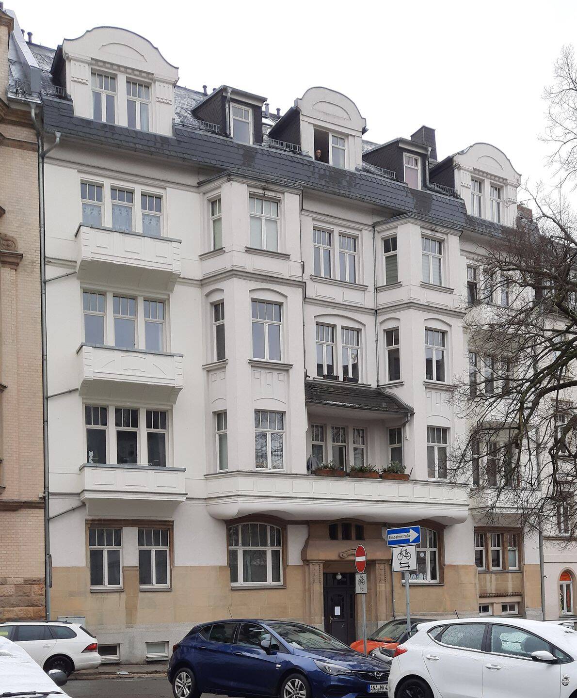 Wohnen auf dem Kaßberg - Heller + großer Wohn-/Schlafbereich, Bad mit Wanne