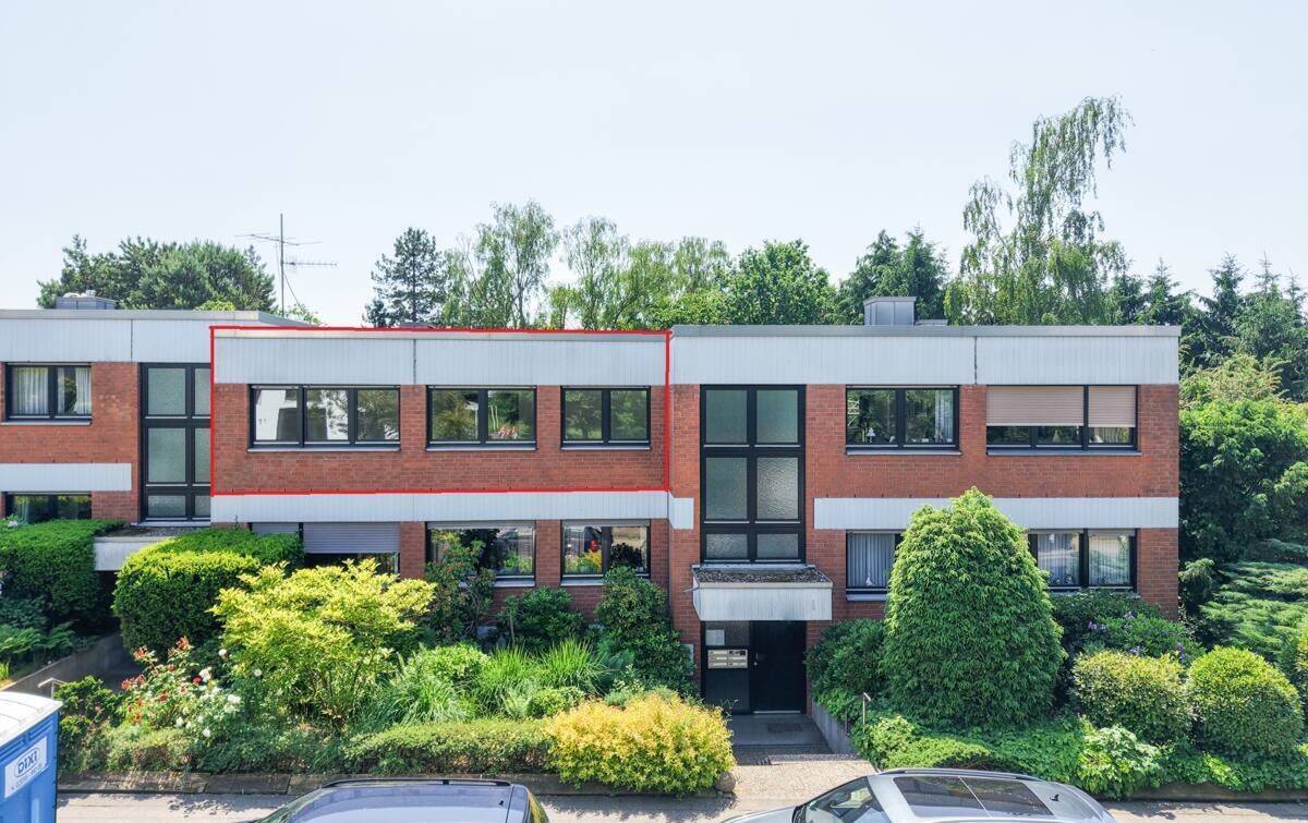 gut aufgeteilte 3-Zimmer-Wohnung mit Blick ins Grüne