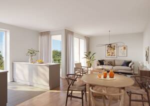 4-Zimmer-Neubau-Wohnung in Holzhausen - Ihr neues Zuhause im "Sonnenhof" mit modernem Design & Flair – 4288 Leipzig – Vorschaubild 3