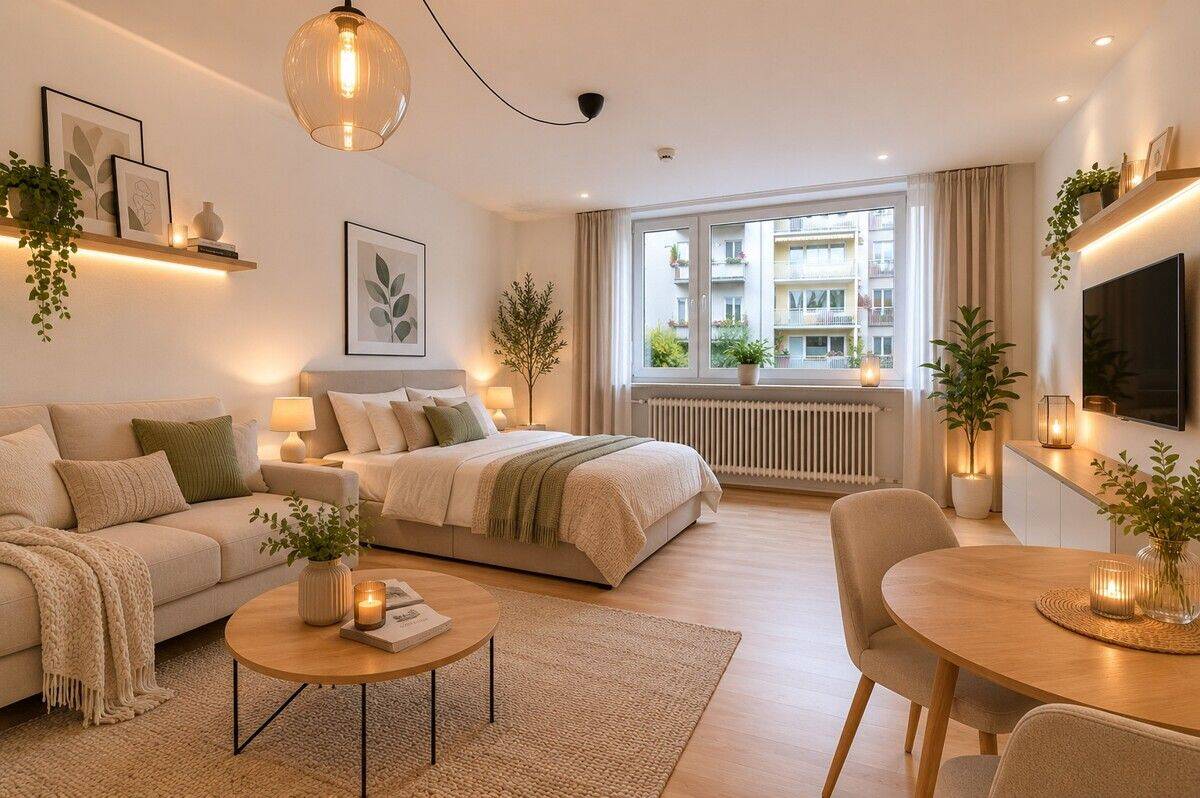 Untere Au: SOFORT VERFÜGBAR & LEER: ruhiges 1 Zimmer-Appartement im Rückgebäude – 81541 München – Bild 1 von 9