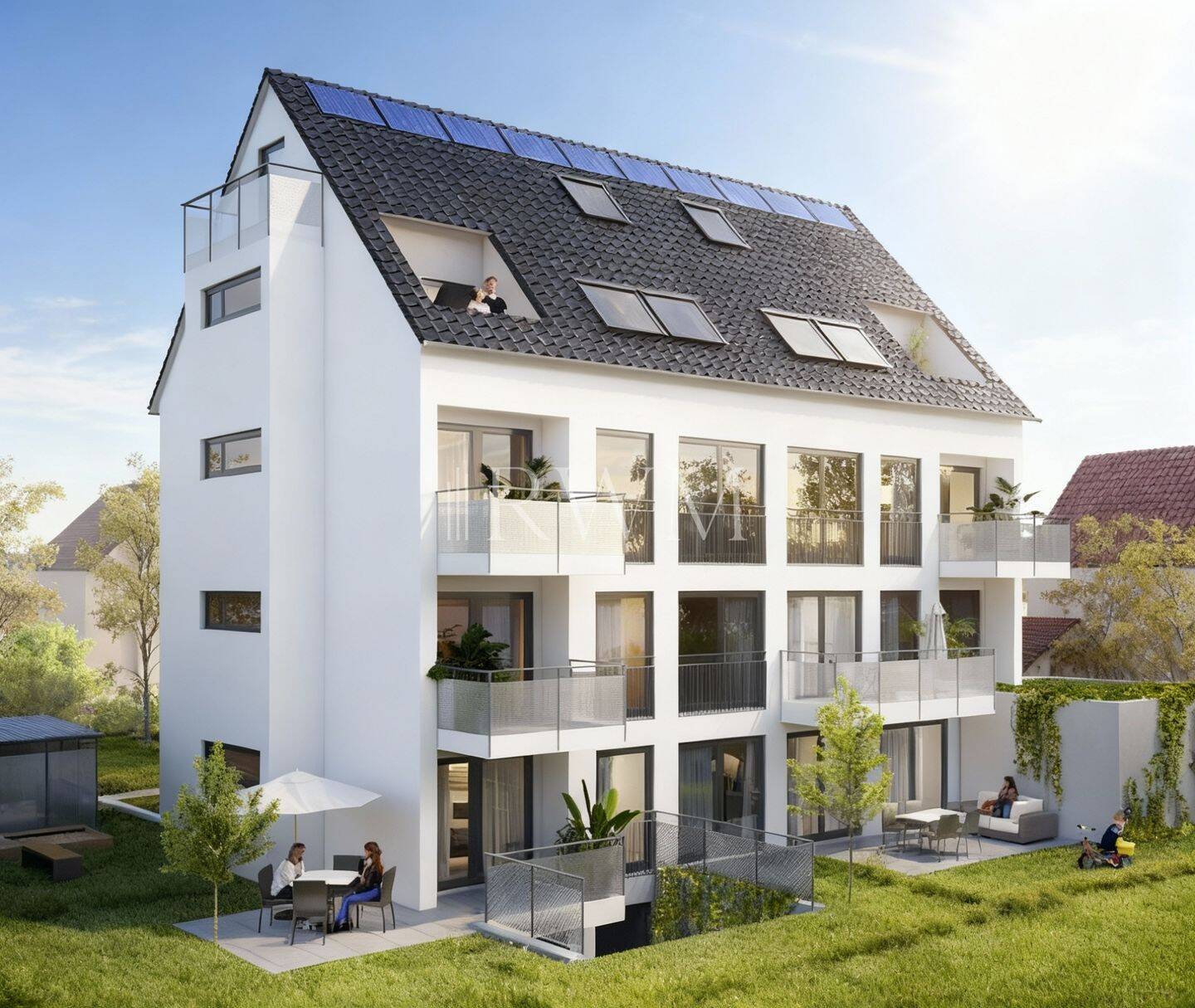 ENERGIEEFFIZIENTER NEUBAU - FEUERBACH Zentral gelegene 3-Zimmer-Wohnung mit Balkon, Loggia & Garage – Stuttgart – Vorschaubild 9