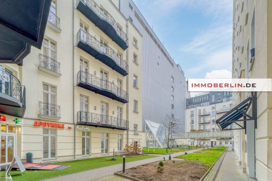 IMMOBERLIN.DE - Toplage! Exquisite Altbauwohnung mit großem Balkon am KaDeWe – Berlin – Vorschaubild 7