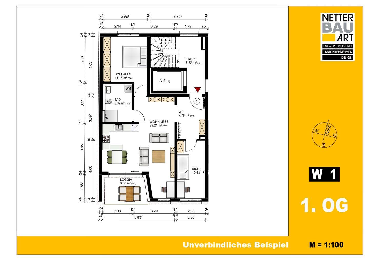 Fürth, Holzstr. 55, Whg. 1, moderne Neubauwohnung