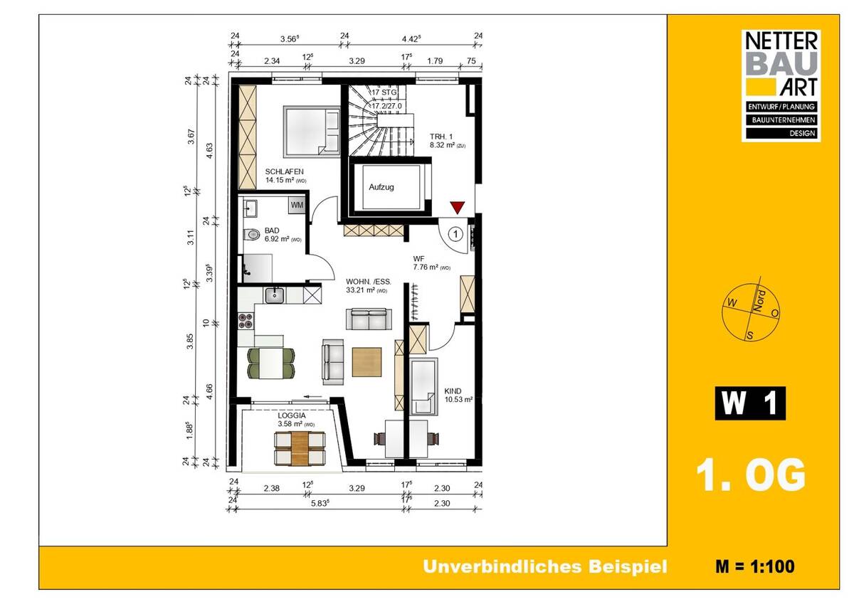 Fürth, Holzstr. 55, Whg. 1, moderne Neubauwohnung – 90763 Fürth – Bild 1 von 6