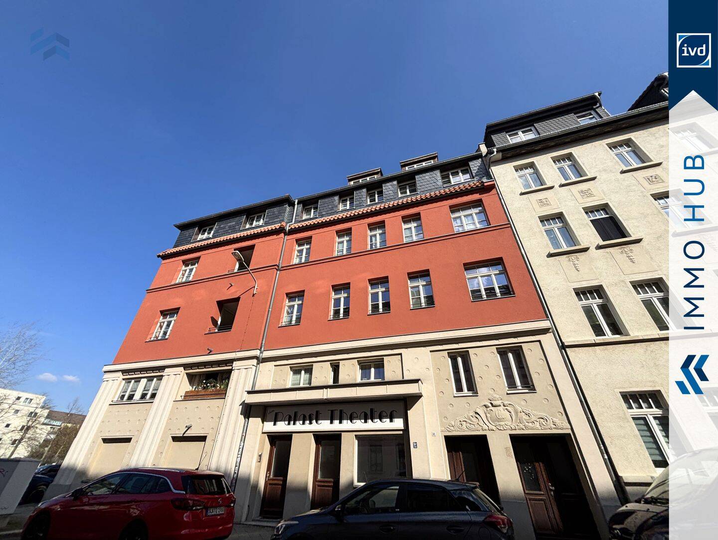++ Ehemaliges Palast-Theater: 4 Zimmer in Altbau-Maisonettewohnung mit großer Loggia & STP ++