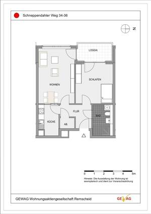 Tolle Seniorenwohnung am Hasenberg mit Diakonievertrag – 42897 Remscheid – Vorschaubild 7