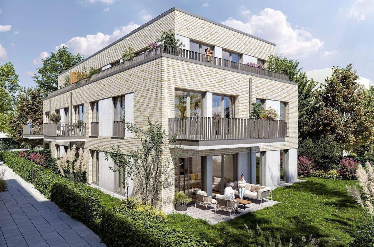 ALSTERTALER GÄRTEN: stilvolle EG-Neubauwohnung mit südwestlich ausgerichteter Terrasse – 22399 Hamburg – Bild 1 von 4