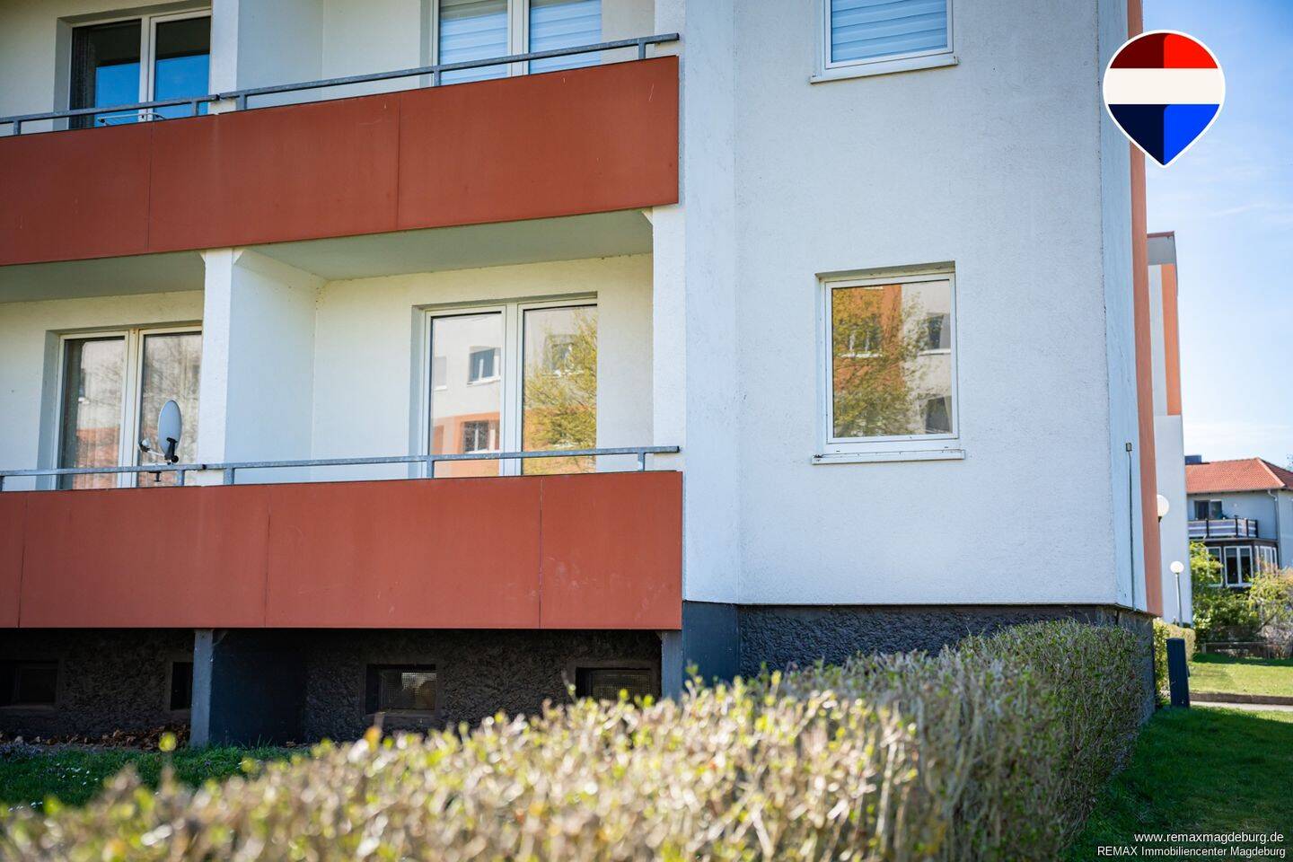 Ideal zum Selbstbezug - 2-Zimmer-Hochparterrewohnung mit Balkon in Magdeburg-Herrenkrug – Magdeburg – Vorschaubild 3