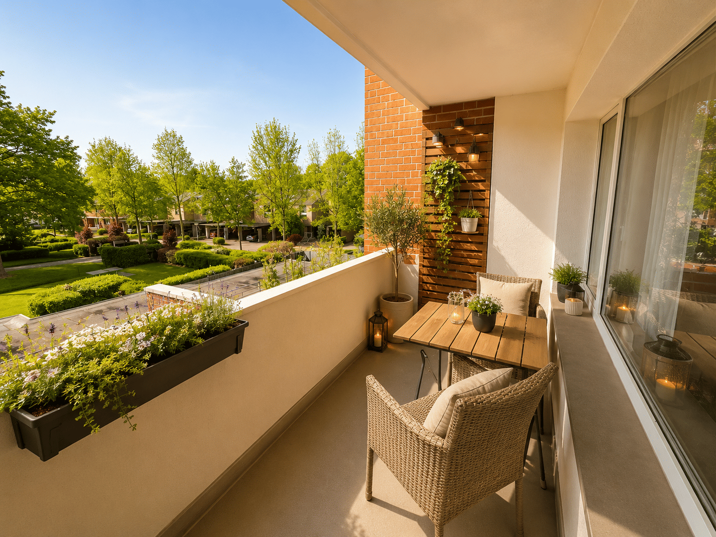 Charmante 2,5 Zimmer-Wohnung mit moderner Einbauküche und schönem Balkon in ruhiger Lage von Werne