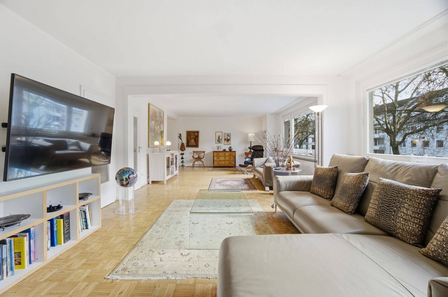 Sonniger Zoopark gleich nebenan: modernisierte 5.5-Zi.-Whg., 2 Bäder, großer Balkon, Aufzug
