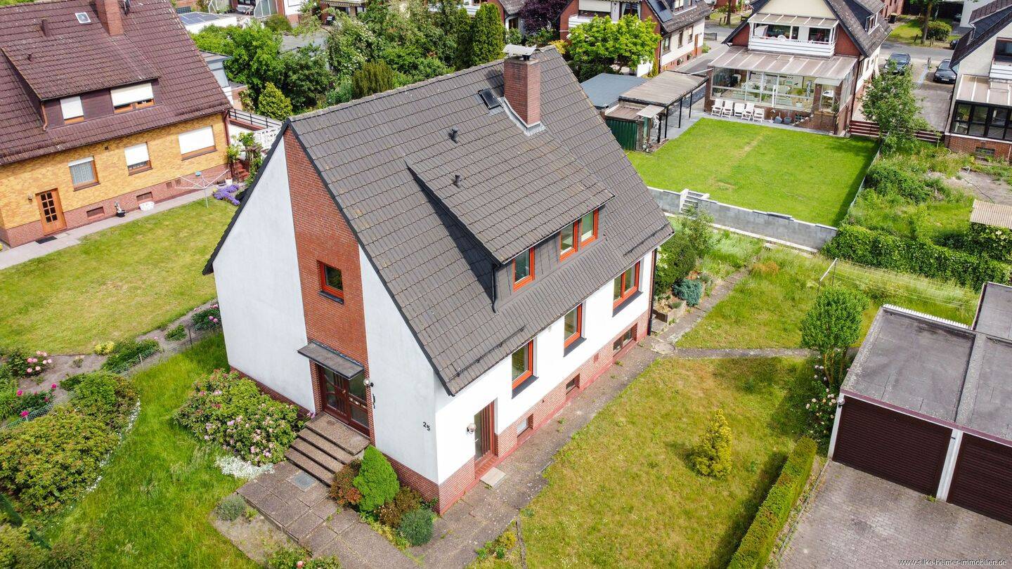 !! Freistehendes Ein-bis Zweifamilienhaus mit 2 Garagen in gefragter und ruhiger Lage von Grambke !! – Bremen – Vorschaubild 8