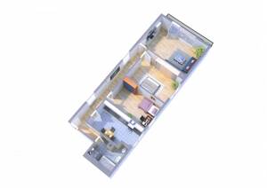 Helle 3-Zimmer-Wohnung mit Balkon Südausrichtung/Zentrum/Teilseesicht – 78476 Allensbach – Vorschaubild 2