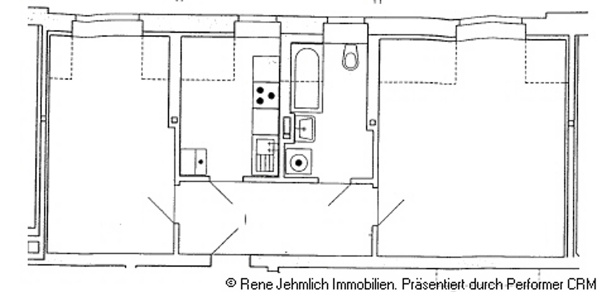 Dachgeschosswohnung in 09130 Chemnitz mit 57 m² kaufen