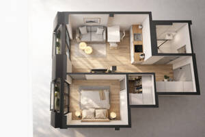 SCHÖNEBERG / KREUZBERG: BESTE LAGE: ERSTBEZUG im LUXUS Neubau: 2-Zimmer-DACHGESCHOSS + Balkon – 10829 Berlin – Vorschaubild 6