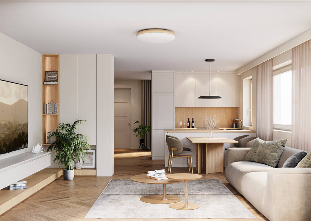 Exklusiver Erstbezug - Stilvolle 3-Zimmer-Wohnung mit Balkon in Neubau-Qualität – Stuttgart – Vorschaubild 2