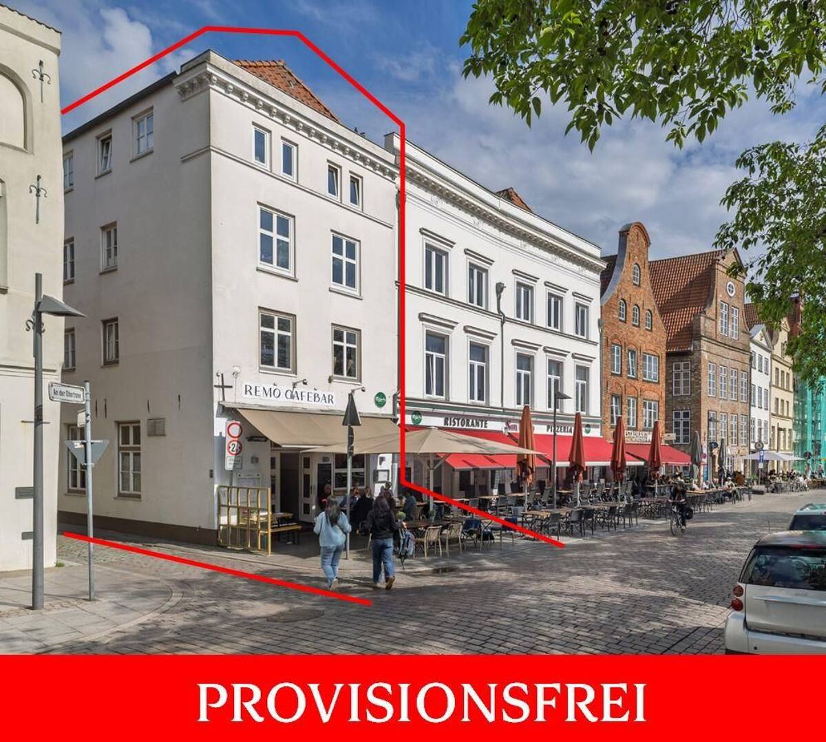 Wohn- & Geschäftshaus über Eck direkt an der Trave – 23552 Lübeck – Bild 1 von 5