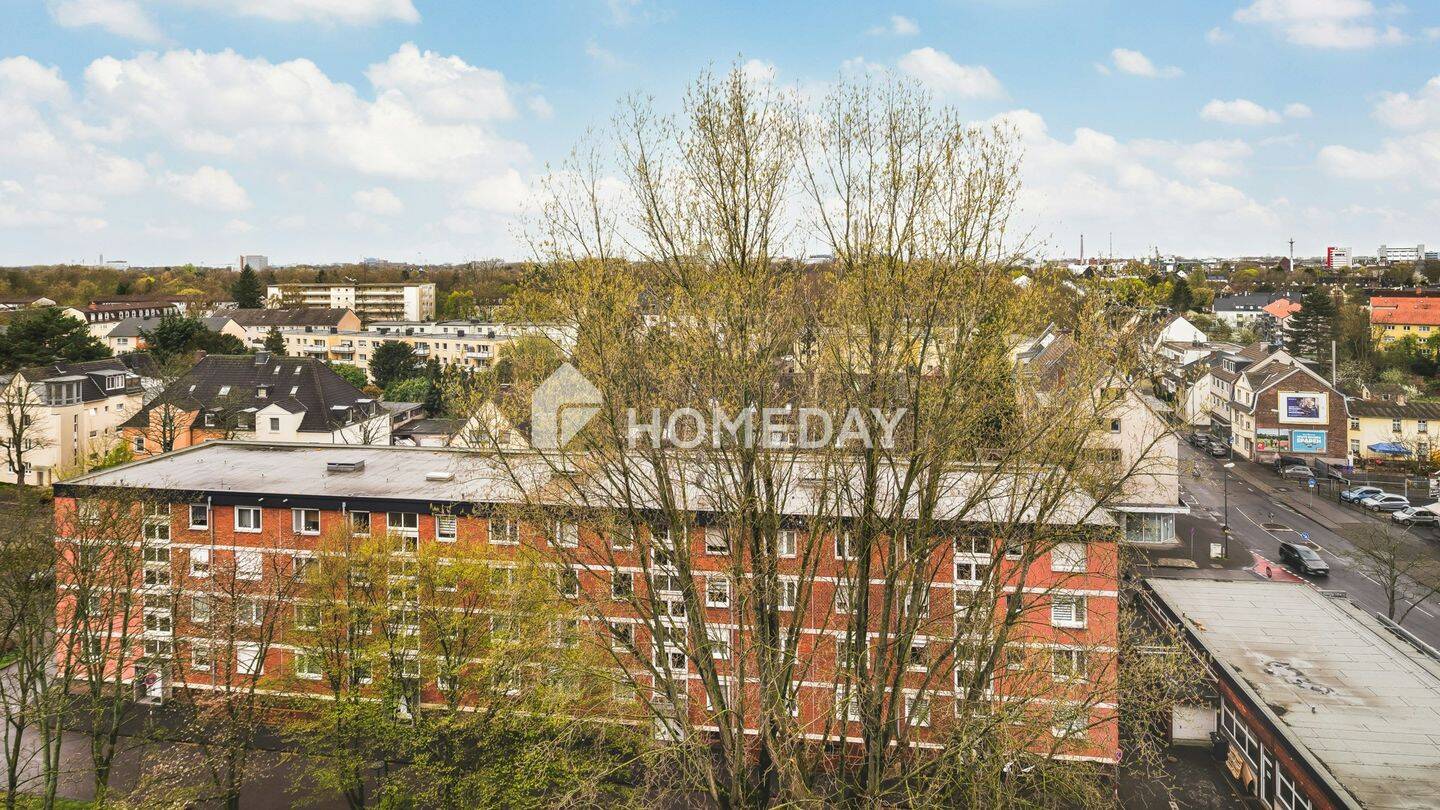 Helle 2-Zimmer-Wohnung mit Einbauküche und Loggia mit freiem Weitblick in Leverkusen-Wiesdorf – Leverkusen – Vorschaubild 4