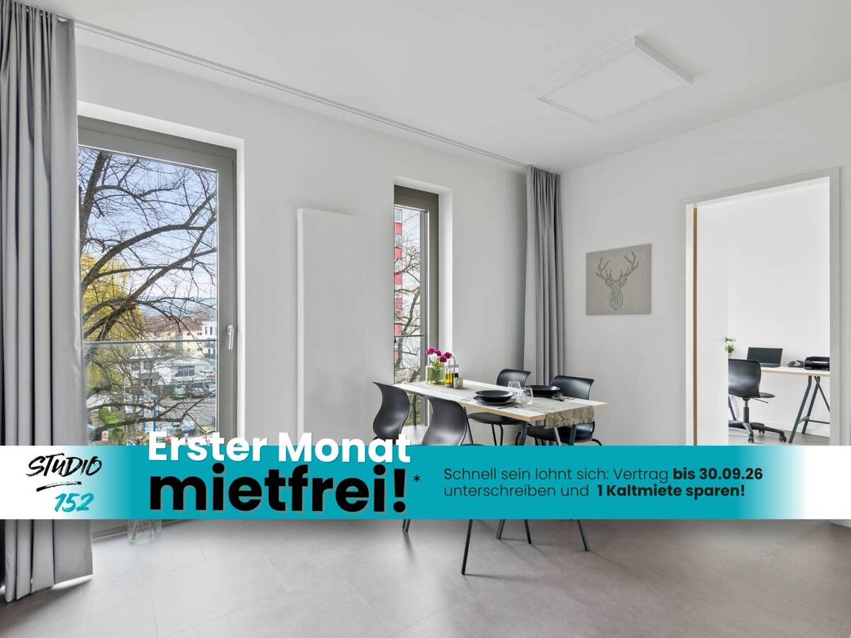 STUDENTS ONLY: Studio 152 - 2er-WG mit EBK, ALL-IN-MIETE, UVM. im Wiesbadener Rheingauviertel – 65197 Wiesbaden – Bild 1 von 9