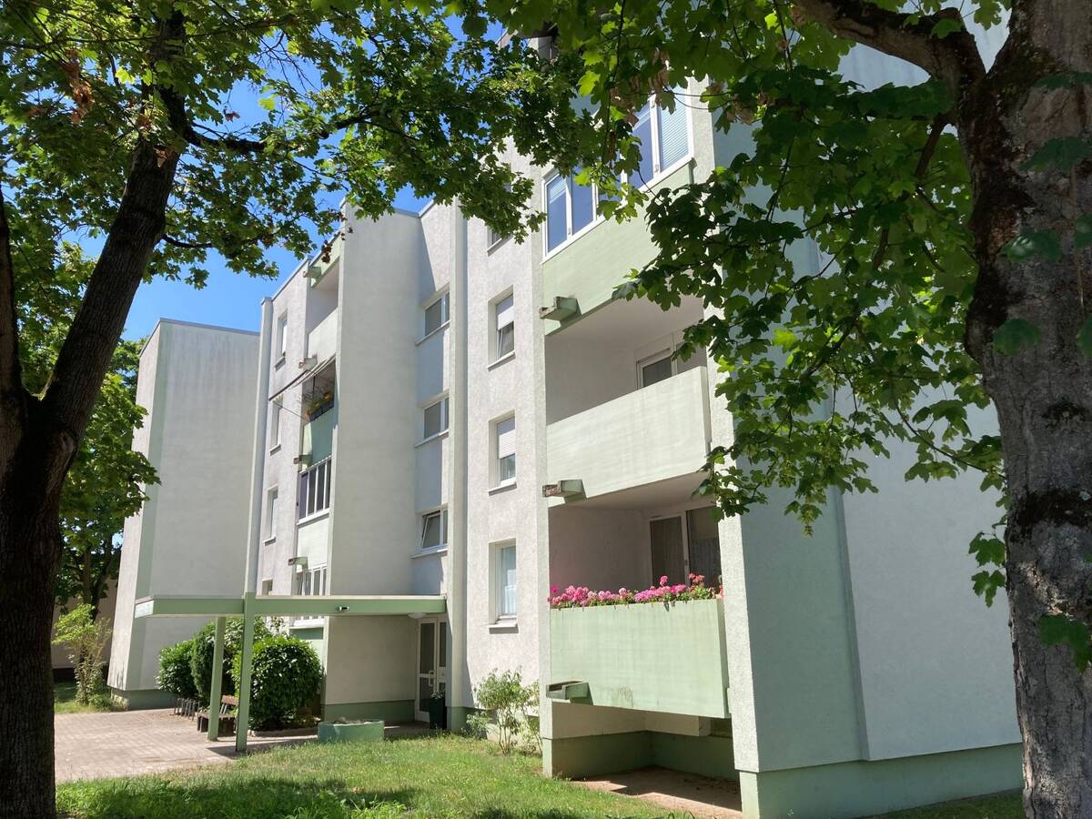 Gute Wohnung, schöne Lage, mit Balkon, Garage und grünem Vogelstang-Blick – 68309 Mannheim – Bild 1 von 1