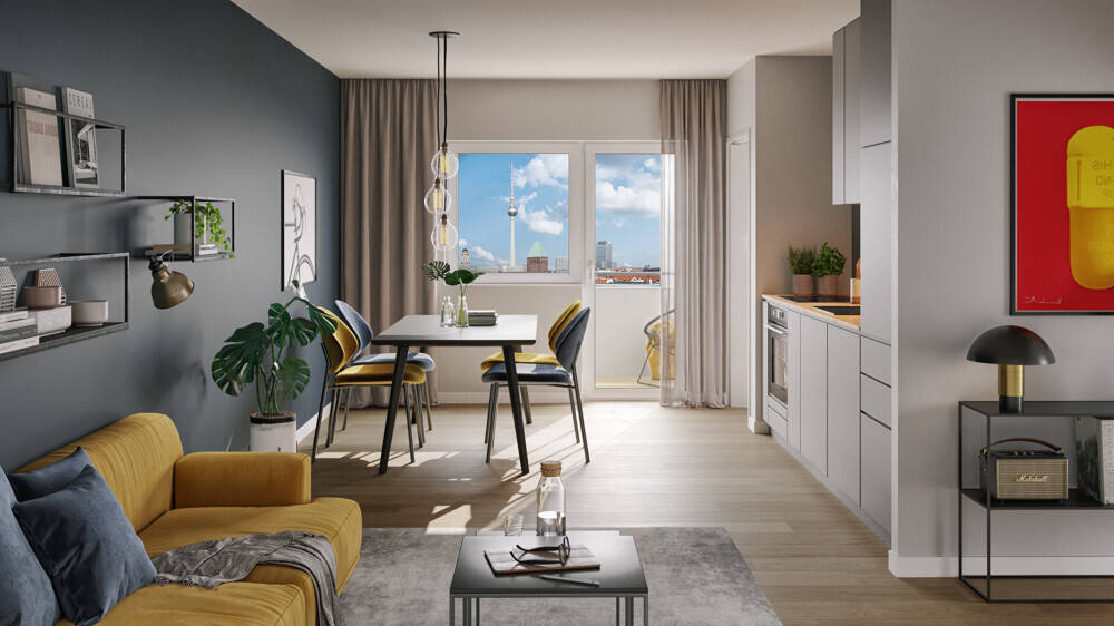 Mitte: Köpenicker Str.: ERSTBEZUG: LUXUS 2-Zi-NEUBAU-Whg. - 9. OG - 36 m² mit großem Balkon – Berlin – Vorschaubild 8