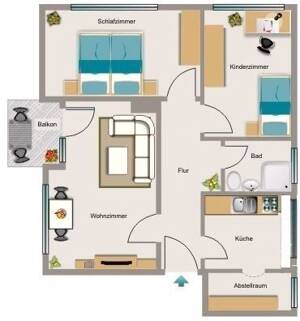 Demnächst frei! 3-Zimmer-Wohnung in Oer-Erkenschwick Groß-Erkenschwick – 45739 Oer-Erkenschwick – Vorschaubild 5