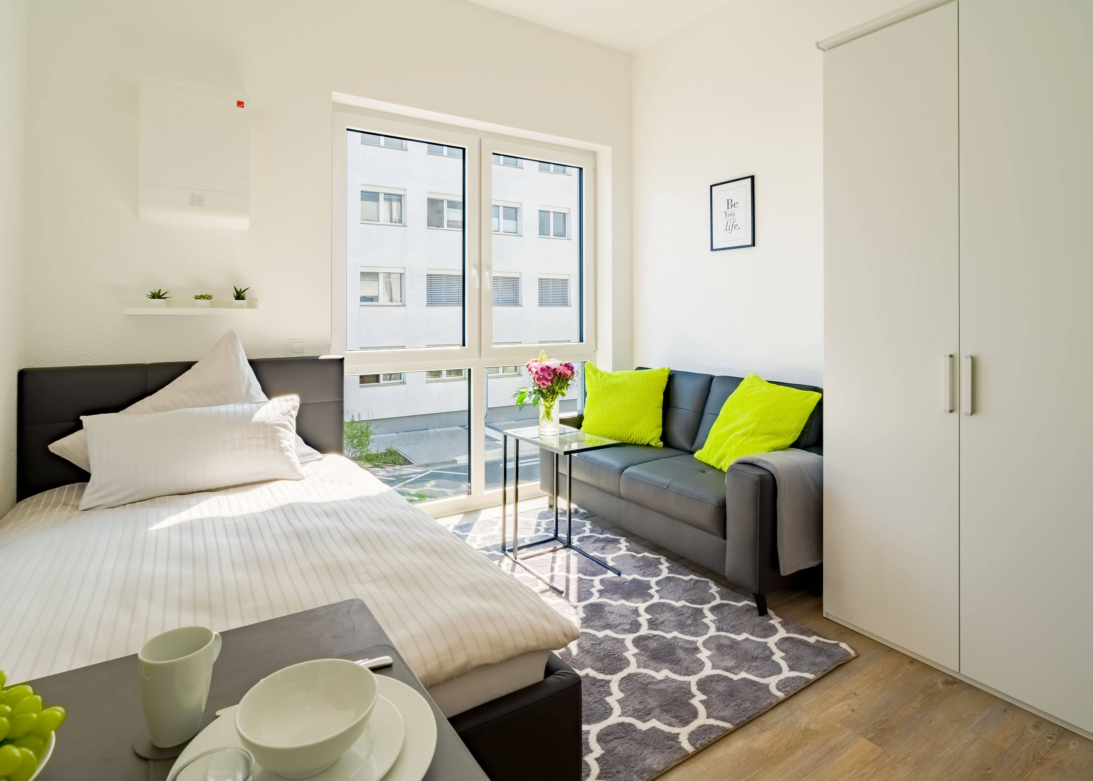 Neues 1-Zimmer-Apartment, vollständig möbliert & ausgestattet - Bad Nauheim Erstbezug