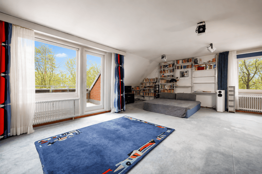 Courtagefrei: Außergewöhnlich viel Raum unter dem Dach - 141 m² Wohnung plus ca. 50 m² ausbau... – Hamburg – Vorschaubild 6