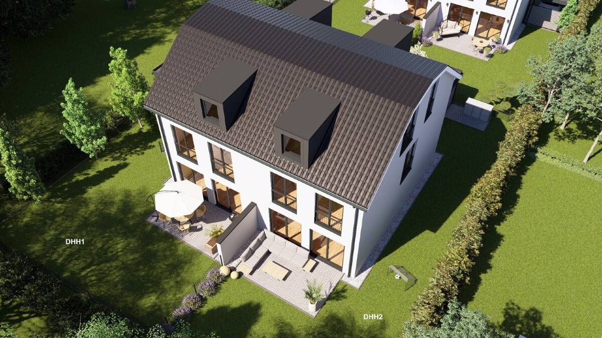 KfW55-Neubau in Top-Lage: moderne Doppelhaushälfte Nähe S-Bahn Ottobrunn – Hohenbrunn – Vorschaubild 3