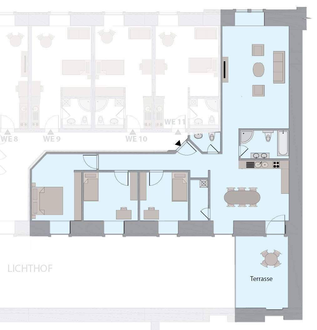 auch als langfristige Kapitalanlage geeignet: Vermietete 4-Zimmer-Wohnung mit Terrasse in Dresden-Plauen – Dresden – Vorschaubild 3