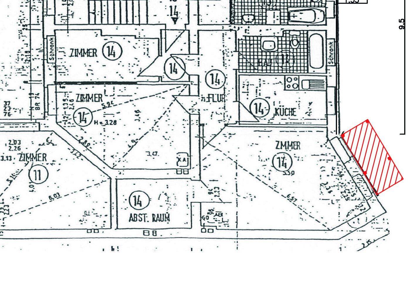3-4 Zi Altbau ++ Balkonanbau in Planung ++ Reuterkiez