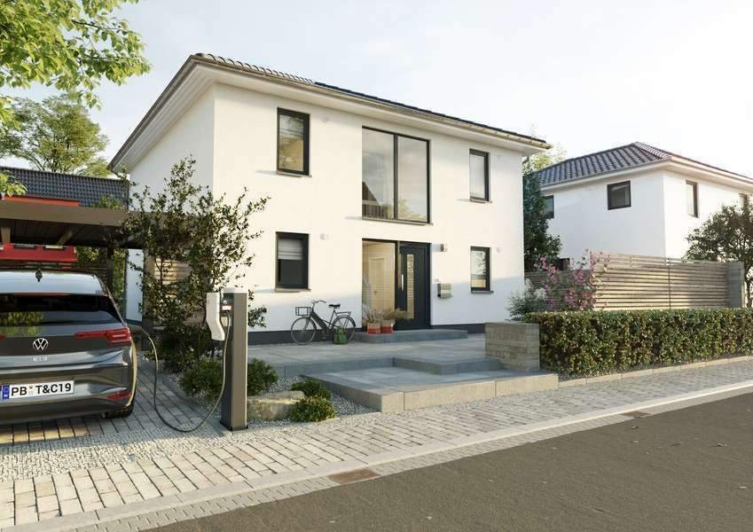 massiv gebaut Stadtvilla 145, Preis inkl. Grundstück – Fell – Bild 1 von 9