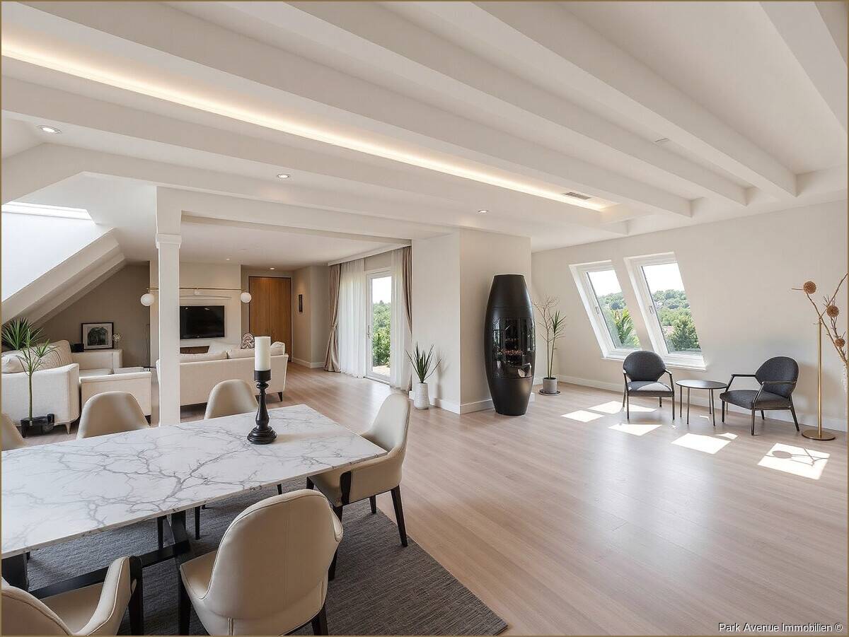 1 Home - 2 Options. Penthouse mit Blick über den Herzogpark - Mit separierbarer Einheit für Homeoffice oder Studio. – München – Vorschaubild 7