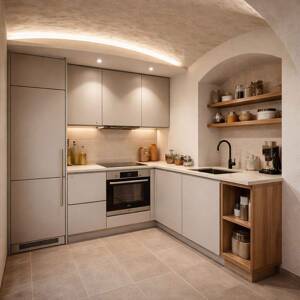 Exklusiver Erstbezug in Omsewitz: Möblierte 2-Zimmer-Designwohnung mit Terrasse & Gewölbecharme – 1157 Dresden – Vorschaubild 6