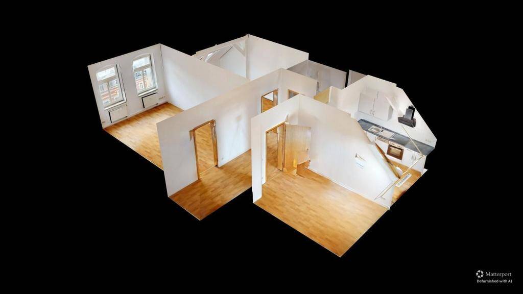 Charmante Dachgeschosswohnung mit Einbauküche – Chemnitz – Vorschaubild 7