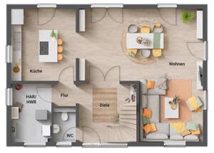 NEU: "Aura" - Traumhaus mit Einbauküche & Bodenbelägen & PV-Anlage & - Alles drin, alles dran - Du malerst noch - Dann kannst du einziehen! – 55129 Mainz – Vorschaubild 4