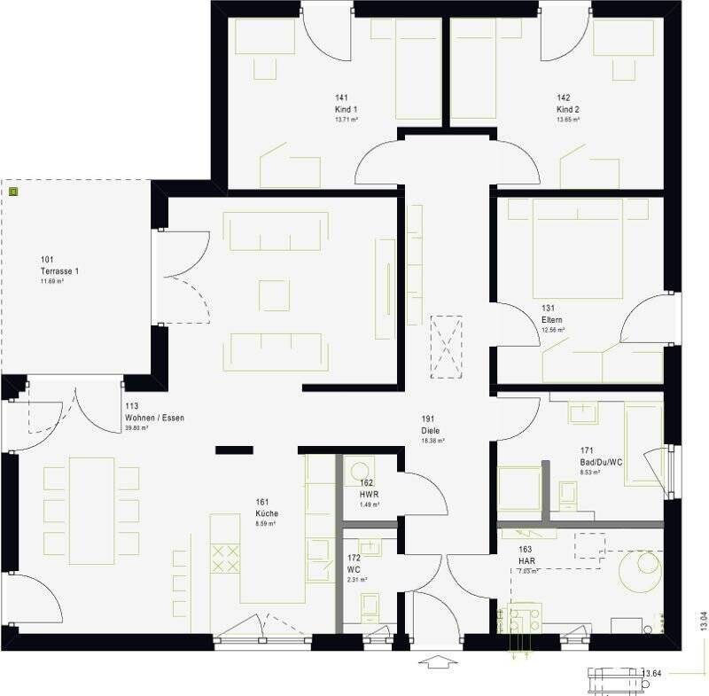 Energieeffizientes Einfamilienhaus als Fertighaus - sofort planbar! – Kaltennordheim – Vorschaubild 4