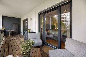 Urbanität vor der Tür, Ruhe zu Hause - besonderes Wohnen im Le Flair – 40477 Düsseldorf – Vorschaubild 8