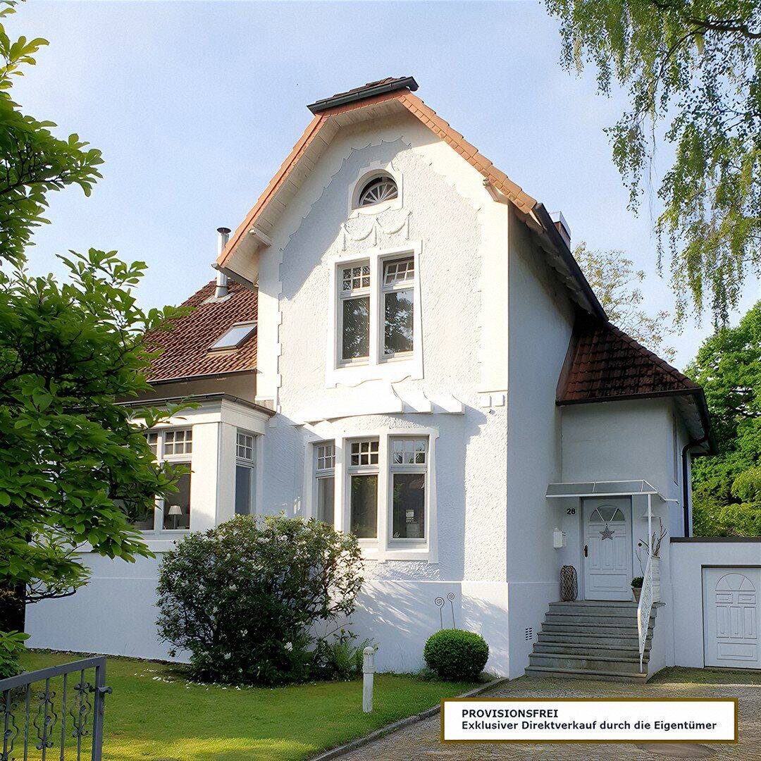 Charmante Jugendstilvilla mit Charakter und Gartenidylle in exklusiver Wohnlage Hamburg-Rahlstedts