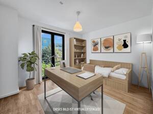 Bogenhausen-Oberföhring: Moderne, renovierte 3-Zi.-Wohnung nahe Isarhochufer (89 m², Süd-Balkon, TG) – 81925 München – Vorschaubild 2