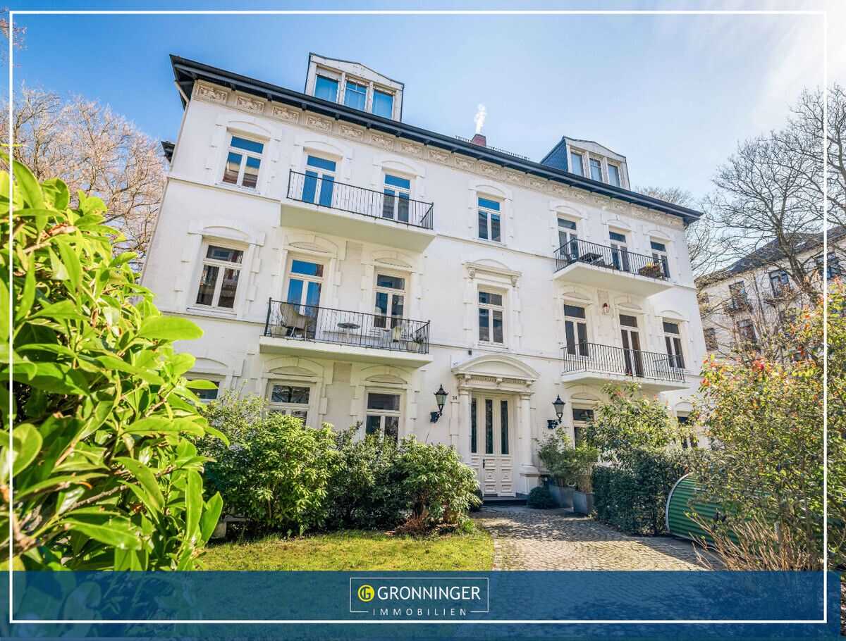 Charmante 4 Zimmer Altbauwohnung mit Balkon und zwei Bädern im Herzen von Harvestehude – 20144 Hamburg – Bild 1 von 9