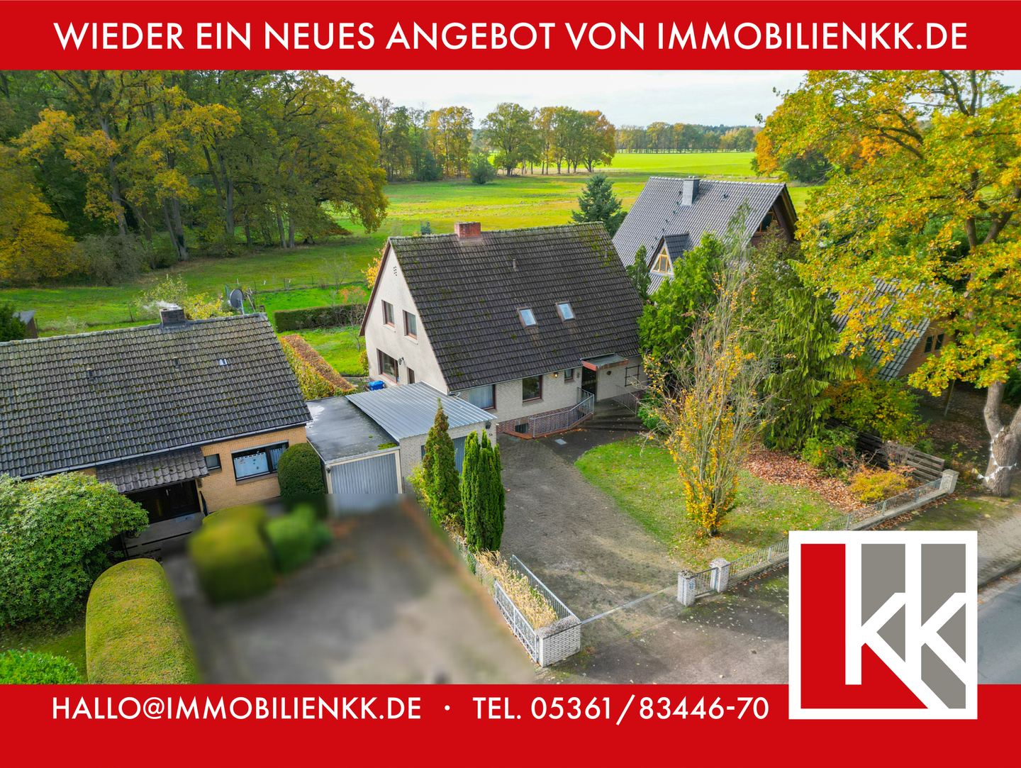 Idyllisch wohnen in Grußendorf - Einfamilienhaus mit Weitblick und Gestaltungsspielraum – Sassenburg – Bild 1 von 9