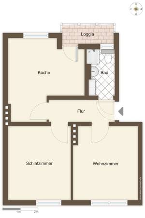 Moderne 2 Zimmerwohnung im 1. Obergeschoss – 27568 Bremerhaven – Vorschaubild 8