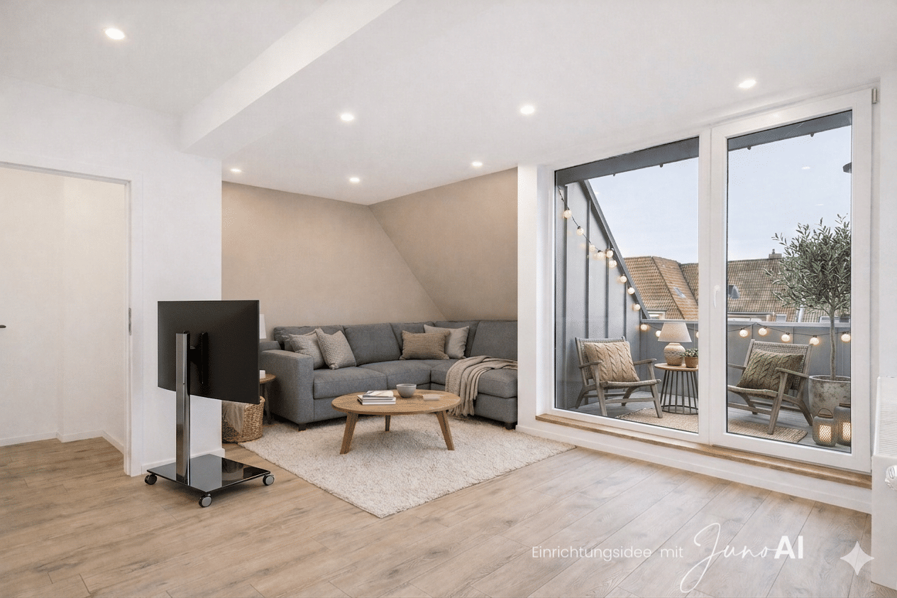 Lichtdurchflutet & modern - Dachgeschosswohnung mit Loggia und Spitzboden in Essen-Altenessen