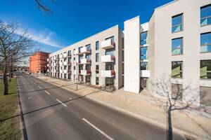 Helle 1-Zimmer-Wohnung mit Balkon - barrierefreie Objektgestaltung - provisionsfrei