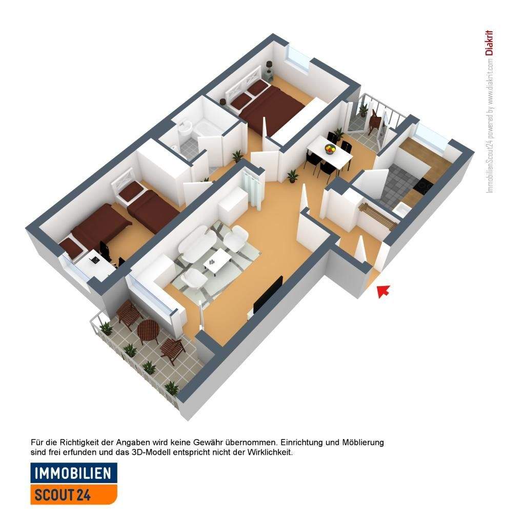3-Zimmer-Wohnung in Solingen Mitte – Solingen – Bild 1 von 9